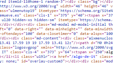 Siempre me ha gustado tener un código HTML resultante limpio